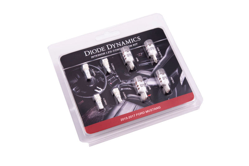Diode Dynamics Mustang Interior Light Kit 15-17 Mustang Stage 1 - Cool - White Bulbs Diode Dynamics