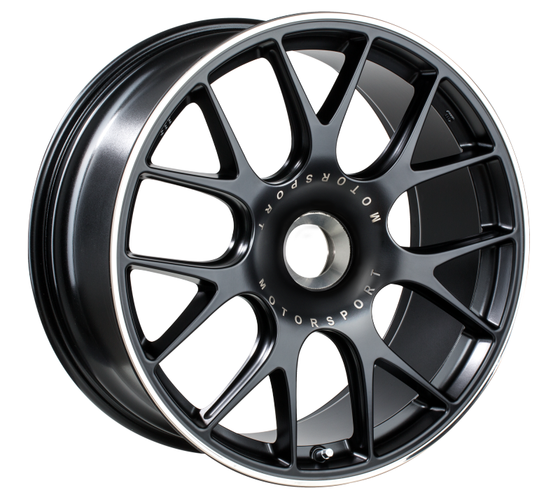 BBS CH-R 20x9 CL ET51 CB84 Satin Black Polished Rim Protector Wheel Wheels - Cast BBS