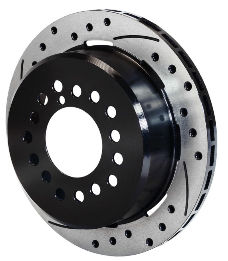 Wilwood Rotor-1.91in Offset-SRP-BLK-Drill-LH 11.00 x .810 - 5 Lug Brake Rotors - 2 Piece Wilwood