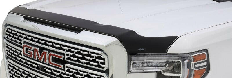 AVS 20-22 GMC Sierra 2500/3500 HD Aeroskin Low Profile Hood Shield - Matte Black Hood Deflectors AVS