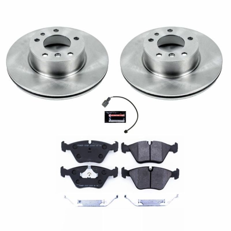 Power Stop 90-95 BMW 525i Front Track Day SPEC Brake Kit Brake Kits - Performance Blank PowerStop