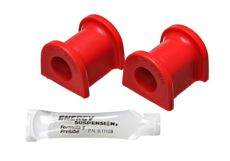 Energy Suspension 06-07 Mitsubishi Eclipse FWD Red 21mm Rear Sway Bar Bushing Set Bushing Kits Energy Suspension