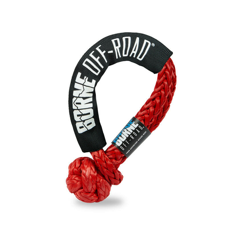 Borne Off-Road 1/2in X 20in Soft Shackle Red Tow Straps Borne Off-Road