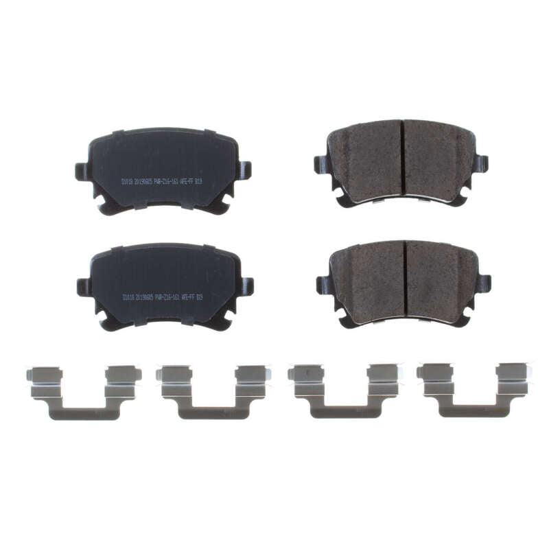 Power Stop 05-11 Audi A6 Quattro Rear Z17 Evolution Ceramic Brake Pads w/Hardware Brake Pads - OE PowerStop