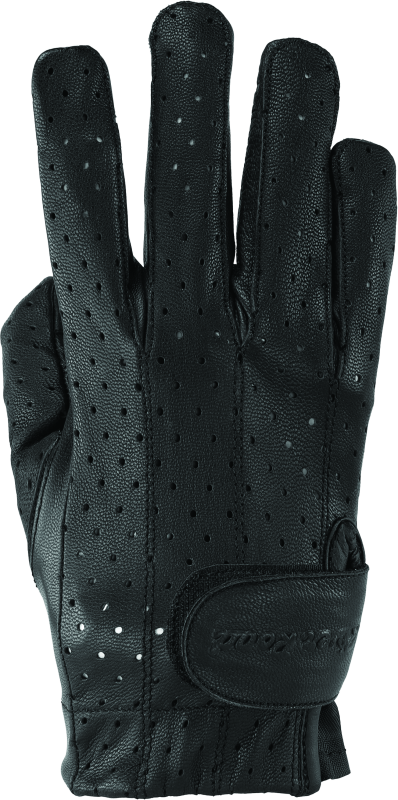 Kuryakyn Leather By River Road Tucson Leather Perforated Gloves Black Womens - Medium Gloves Kuryakyn