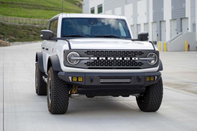 DV8 Offroad 2021+ Ford Bronco Front Bumper V2 - OE Plus Series (Works w/o ACC Relocation) Bumpers - Steel DV8 Offroad