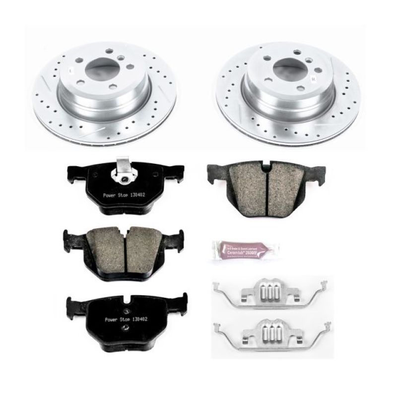 Power Stop 07-15 BMW X5 Rear Z23 Evolution Sport Brake Kit Brake Kits - Performance D&S PowerStop
