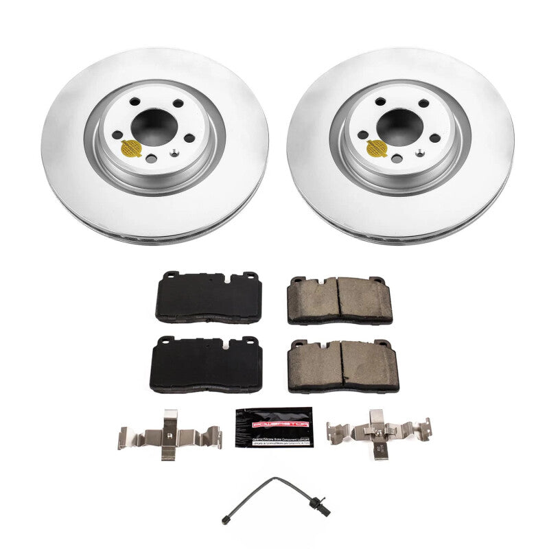 Power Stop 13-15 Audi Q5 Front Z23 Coated Brake Kit Brake Kits - Performance D&S PowerStop