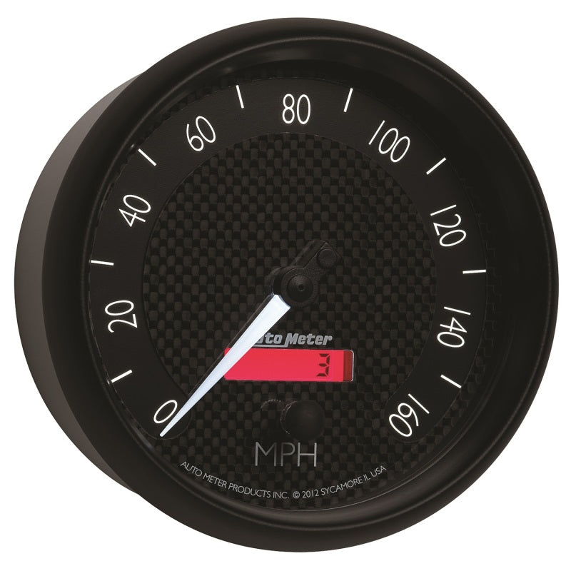 Autometer GT Series 5in In Dash 0-160 MPH Electronic Programmable Speedometer Gauges AutoMeter