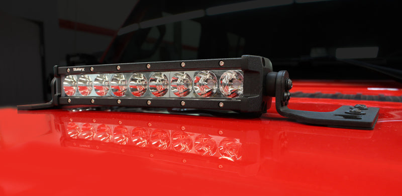 Go Rhino 18-20 Jeep Wrangler JL/JLU/Gladiator JT Light Mount - 10in Single Row Light Mounts Go Rhino