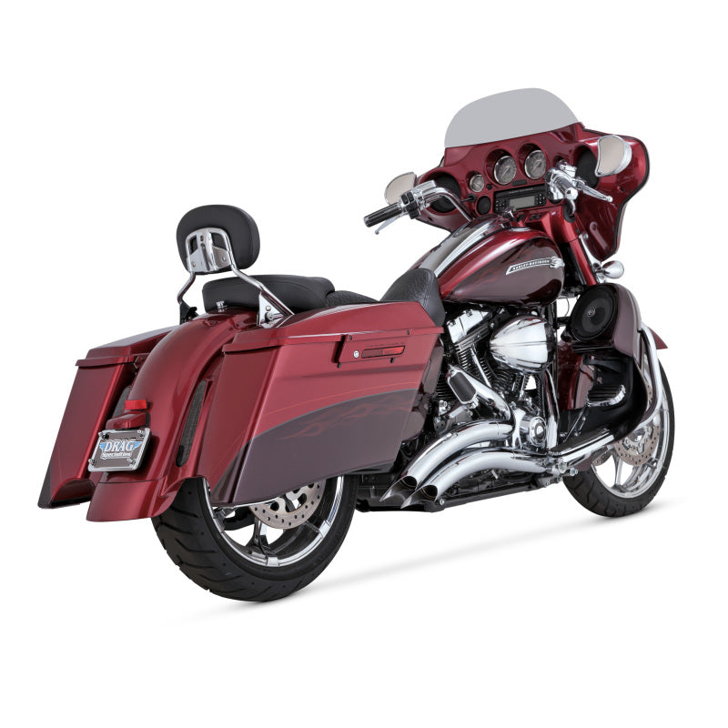 Vance & Hines HD Dresser 07-16 Big Radius 2-2 Chrome PCX Full System Exhaust Powersports Exhausts Vance and Hines