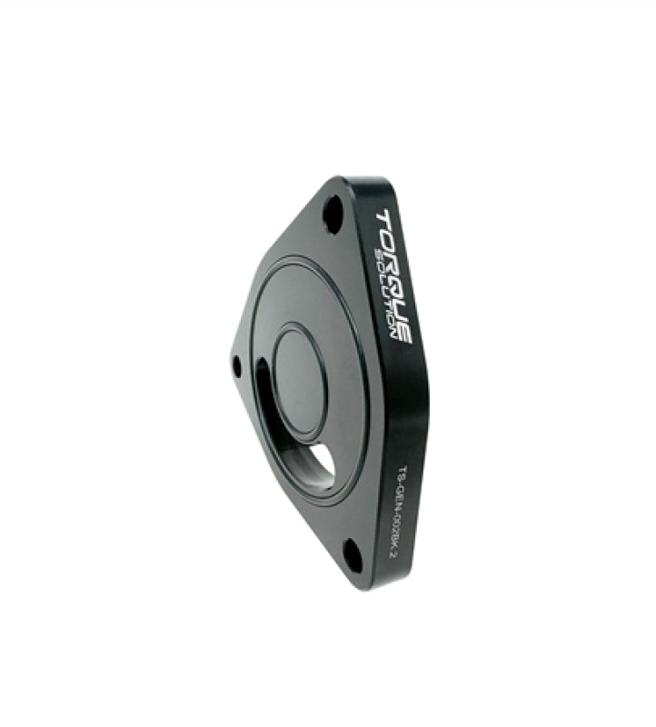 Torque Solution V2 Blow Off BOV Sound Plate (Black): Multiple Applications Blow Off Valves Torque Solution