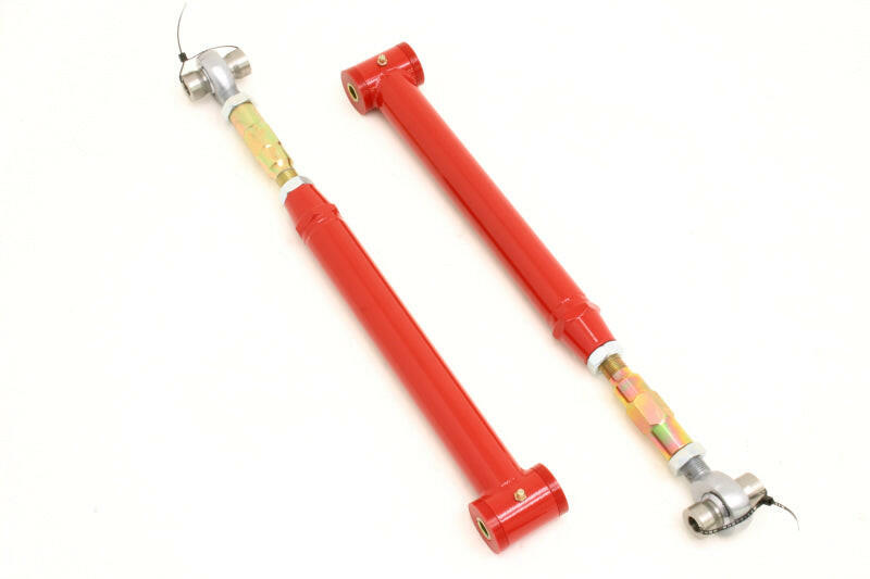 BMR 82-02 3rd Gen F-Body On-Car Adj. Lower Control Arms / Rod End Combo (Polyurethane) - Red Control Arms BMR Suspension