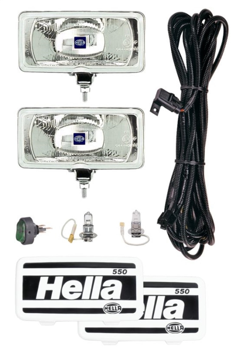 Hella 550 Series 12V/55W Halogen Driving Lamp Kit Driving Lights Hella
