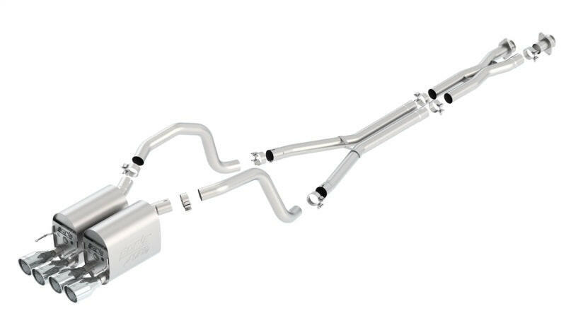 Borla 05-08 Chevrolet Corvette Coupe/Convertible 2dr 6.2L 8cyl AT/MT 6spd ATAK SS Catback Exhaust Catback Borla