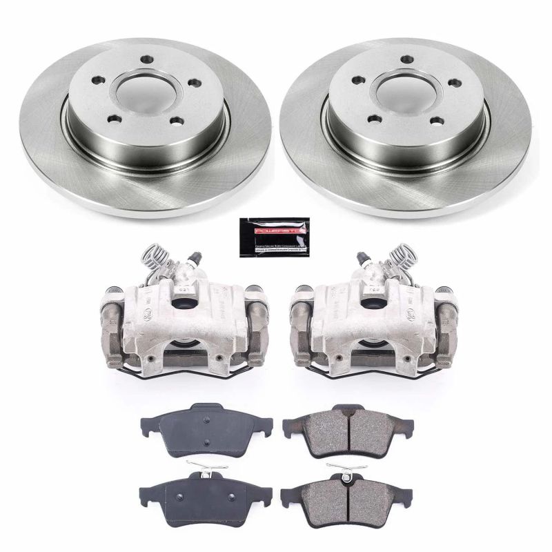 Power Stop 12-18 Ford Focus Rear Autospecialty Brake Kit w/Calipers Brake Kits - OE PowerStop