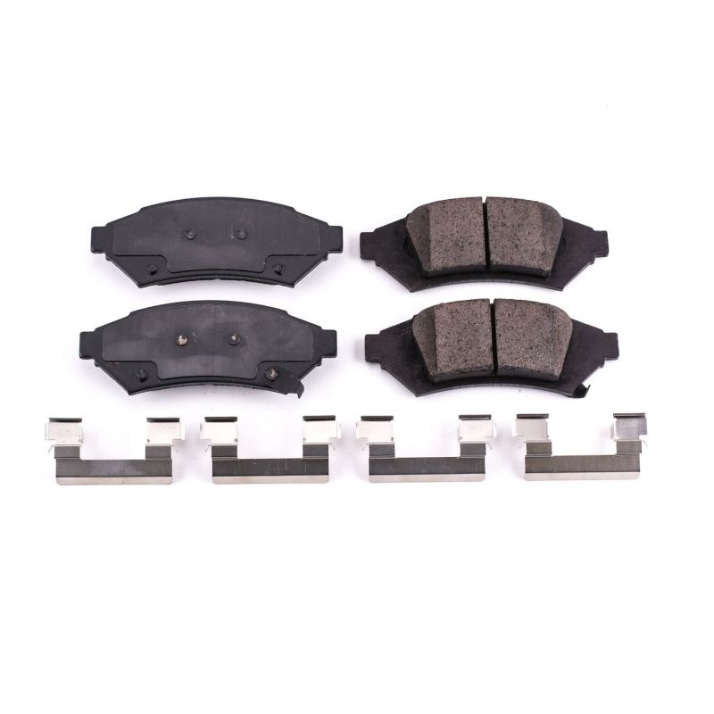 Power Stop 2004 Pontiac Grand Prix Front Z17 Evolution Ceramic Brake Pads w/Hardware Brake Pads - OE PowerStop