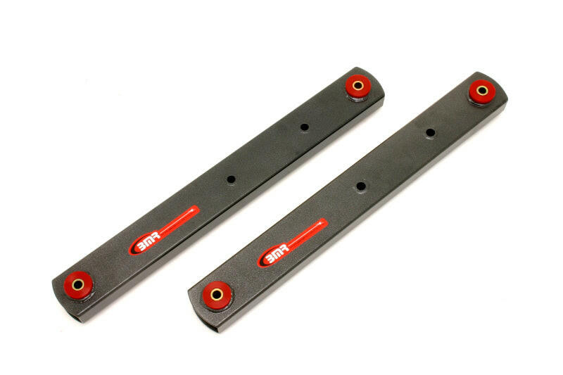 BMR 64-72 A-Body Non-Adj. Boxed Lower Control Arms (Polyurethane) - Black Hammertone Control Arms BMR Suspension