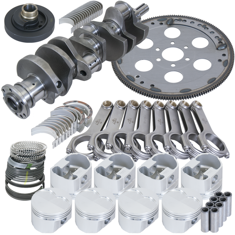 Eagle Oldsmobile 455 4.250in Crank 6.735in H-Beam -5cc Flat Top 4.185in Pistons Balanced Assembly Rotating Assemblies Eagle