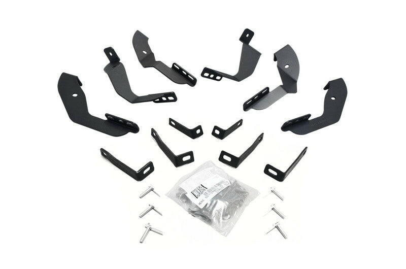 Go Rhino 15-19 Chevrolet Silverado 2500HD/3500HD Brackets for OE Xtreme Cab Length SideSteps Brackets Go Rhino