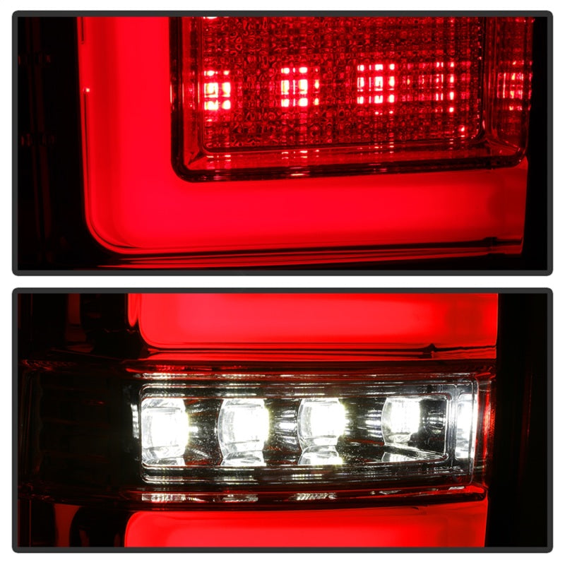 Spyder 16-17 Toyota Tacoma LED Tail Lights - Red Clear (ALT-YD-TT16-LED-RC) Tail Lights SPYDER