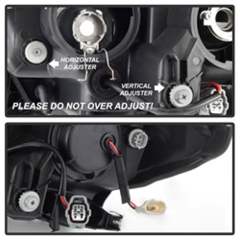 xTune Toyota Tacoma 16-18 DRL Light Bar Projector Headlights - Chrome PRO-JH-TTA16-LBDRL-C Headlights SPYDER