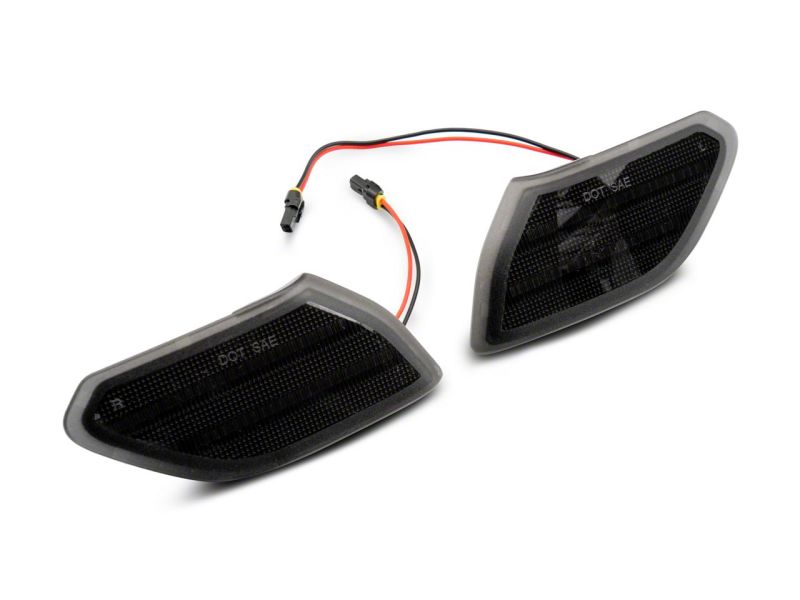 Raxiom 18-23 Jeep Wrangler JL Axial Series LED Fender Flare Marker Lights- Smoked Light Accessories and Wiring Raxiom