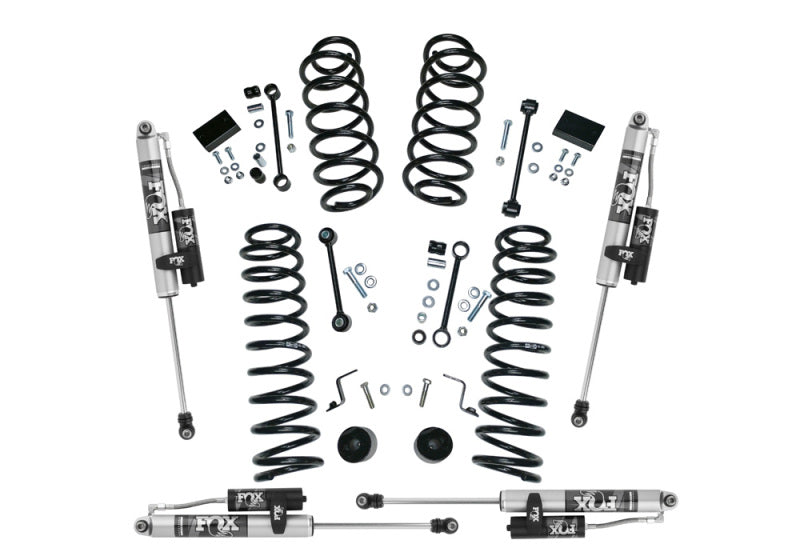Superlift 18-22 Jeep Wrangler JLU (NO Mojave) 4WD 2.5in Dual Rate Coil Lift Kit w/Fox 2.0 Res Shocks Lift Kits Superlift