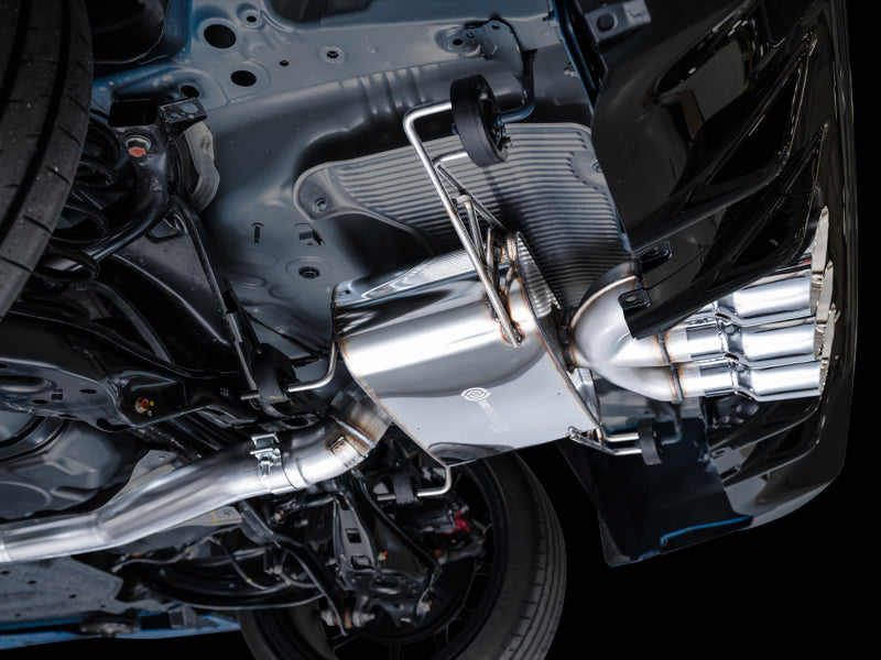 AWE Tuning 2023 Honda Civic Type R FL5 Touring Edition Exhaust w/ Triple Chrome Silver Tips Catback AWE Tuning