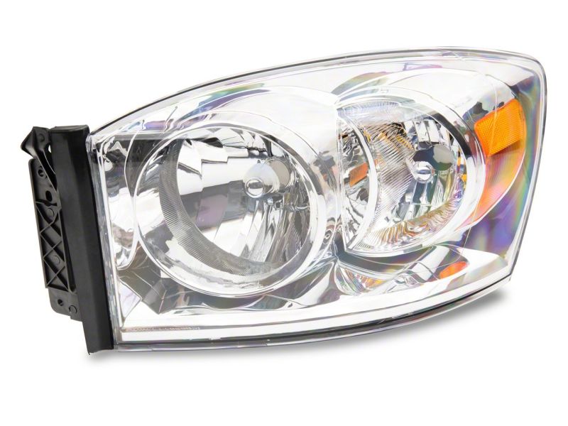 Raxiom 06-08 Dodge RAM 1500 Axial Series OEM Style Rep Headlights- Chrome Housing (Clear Lens) Headlights Raxiom