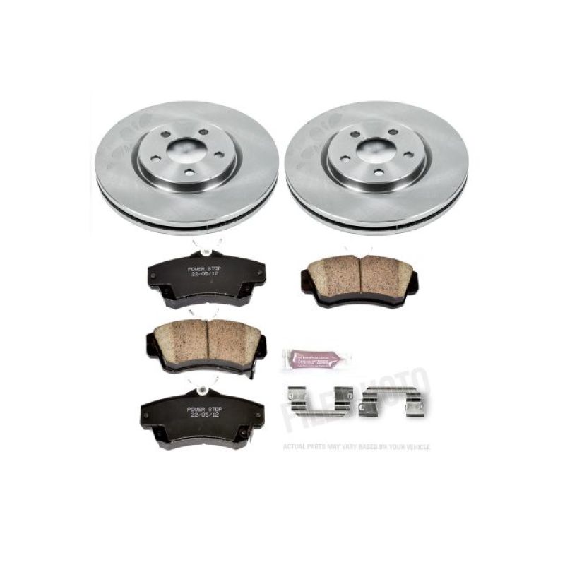 Power Stop 03-09 Chrysler PT Cruiser Front Autospecialty Brake Kit Brake Kits - OE PowerStop