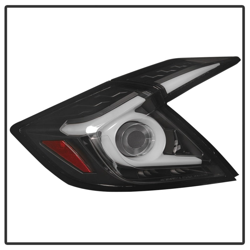Spyder 16-19 Honda Civic 4 Door Light Bar LED Tail Lights - Black - ALT-YD-HC164D-LB-BK Tail Lights SPYDER