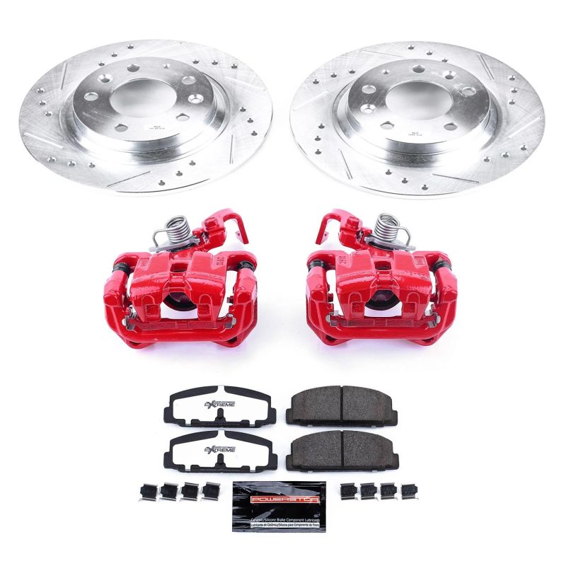 Power Stop 03-05 Mazda 6 Rear Z26 Street Warrior Brake Kit w/Calipers Brake Kits - Performance D&S PowerStop