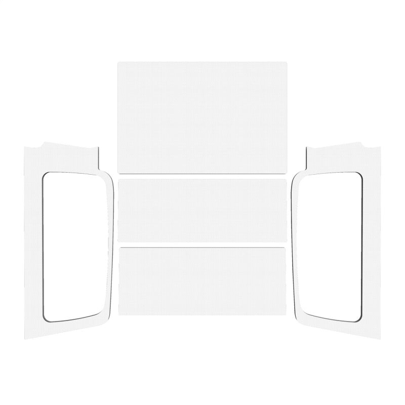 DEI 04-06 Jeep Wrangler LJ Unliminted Headliner Complete Kit - White Hard Top Accessories DEI