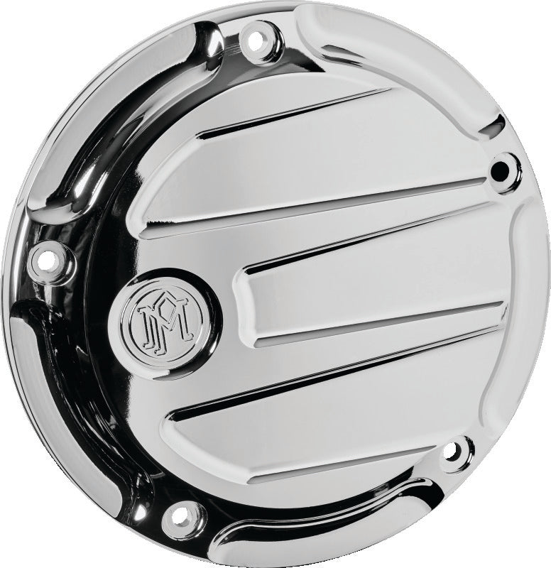 Performance Machine Derby Cover Scallop - Chrome Engine Covers Performance Machine