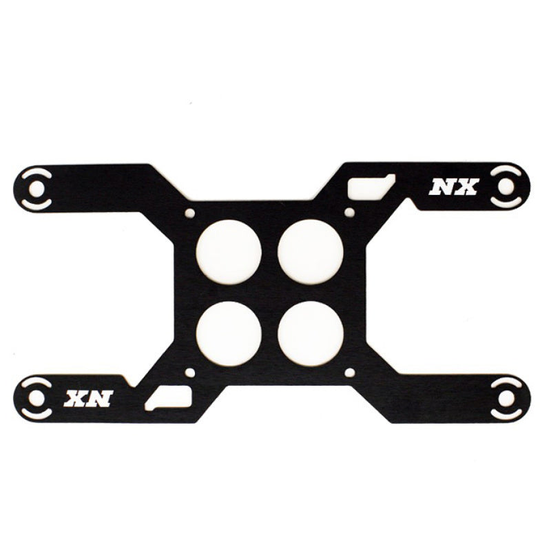Nitrous Express Carb Plate Solenoid Bracket for Dominator (4 Solenoid) Brackets Nitrous Express