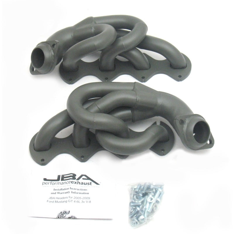 JBA 05-10 Ford Mustang 4.6L 3V 1-5/8in Primary Ti Ctd Cat4Ward Header Headers & Manifolds JBA