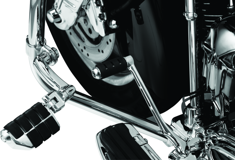 Kuryakyn Trident Shift Peg Longhorn Chrome Footpegs Kuryakyn