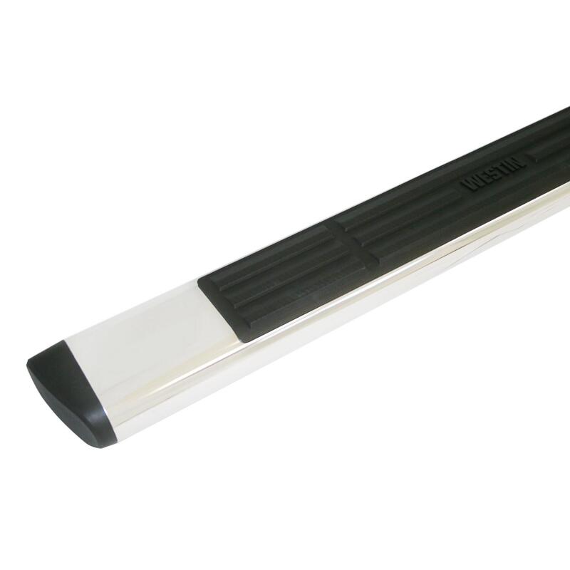 Westin Premier 6 in Oval Side Bar - Stainless Steel 75 in - Stainless Steel Nerf Bars Westin
