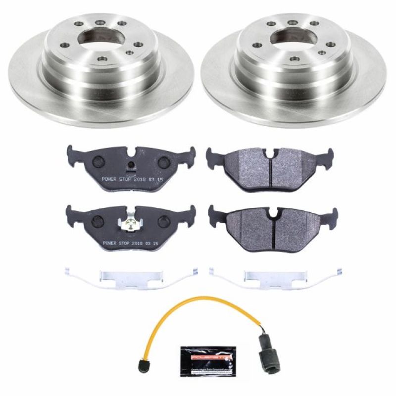 Power Stop 1989 BMW 525i Rear Track Day SPEC Brake Kit Brake Kits - Performance Blank PowerStop