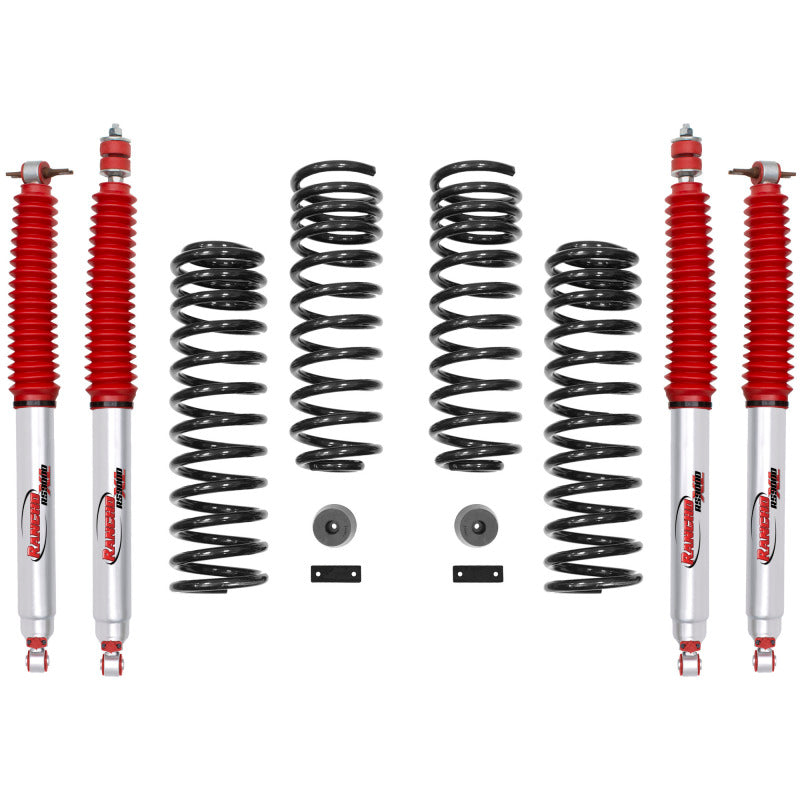 Rancho 07-17 Jeep Wrangler Front and Rear Suspension System - Master Part Number / One Box Lift Kits Rancho