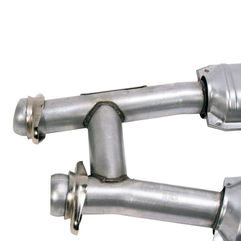 BBK 86-93 Mustang 5.0 High Flow H Pipe With Catalytic Converters - 2-1/2 Downpipe Back BBK