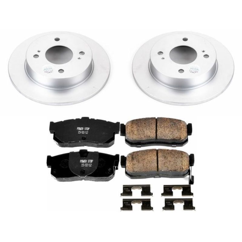 Power Stop 91-96 Infiniti G20 Rear Z17 Evolution Geomet Coated Brake Kit Brake Kits - Performance Blank PowerStop