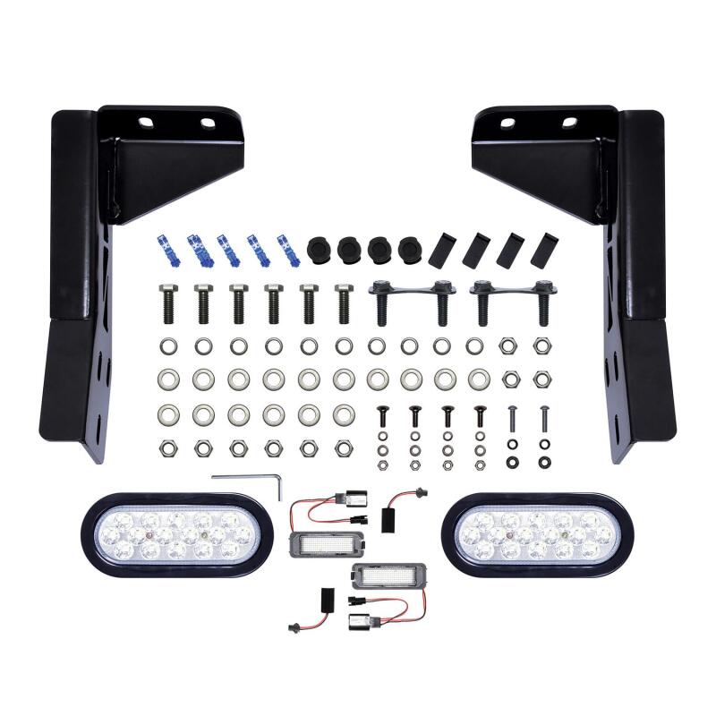 Westin 11-16 Ford F-250/350 HDX Bandit Rear Bumper - Black Bumpers - Steel Westin