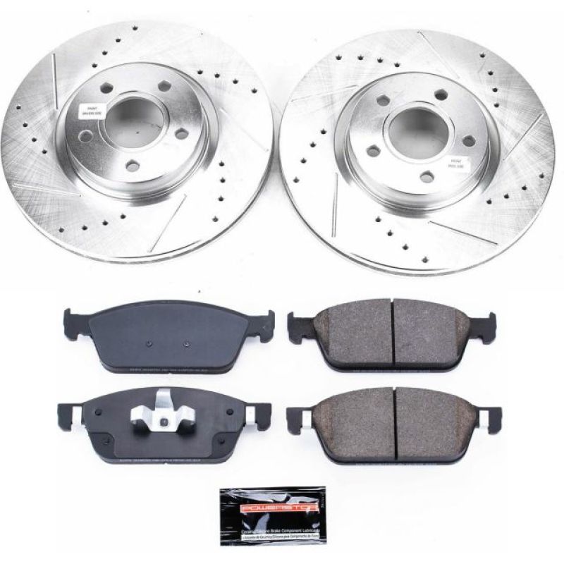 Power Stop 17-18 Ford Escape Front Z23 Evolution Sport Brake Kit Brake Kits - Performance D&S PowerStop