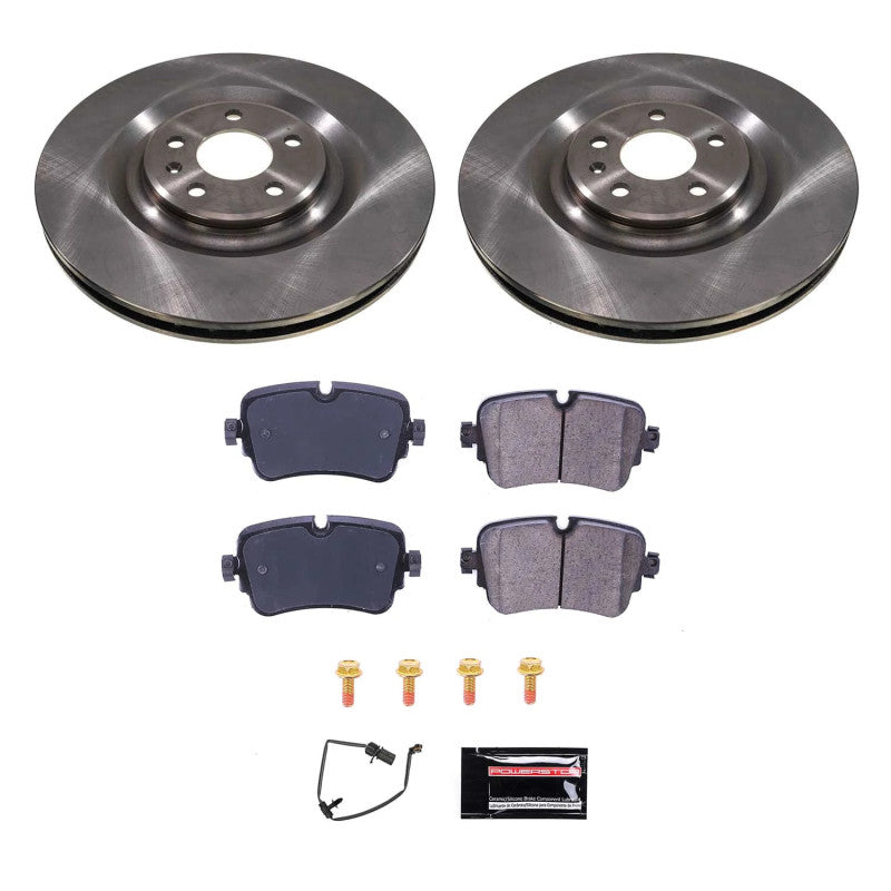 Power Stop 19-20 Audi A8 Quattro Rear Autospecialty Brake Kit Brake Kits - OE PowerStop