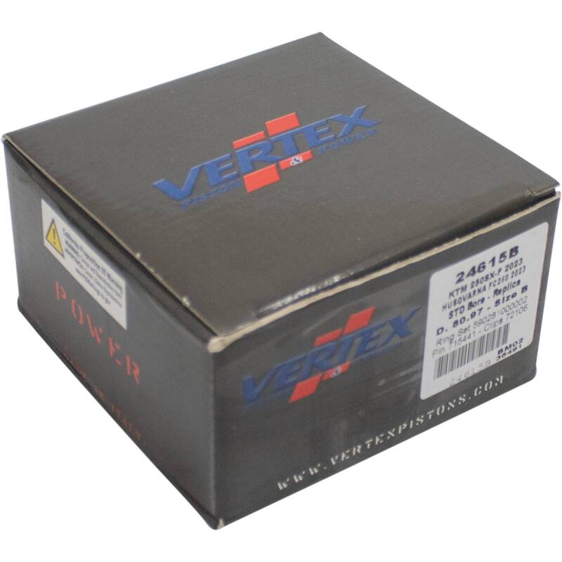 Vertex Piston 2024 KTM 250 EXC-F 250cc Forged Replica Piston Kit Piston Sets - Powersports Vertex Pistons
