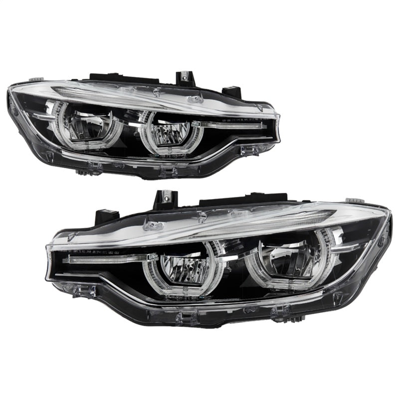Spyder BMW F30 3 Series 4Dr LED Projector Headlights Chrome PRO-JH-BF3012H-4D-LED-C Headlights SPYDER