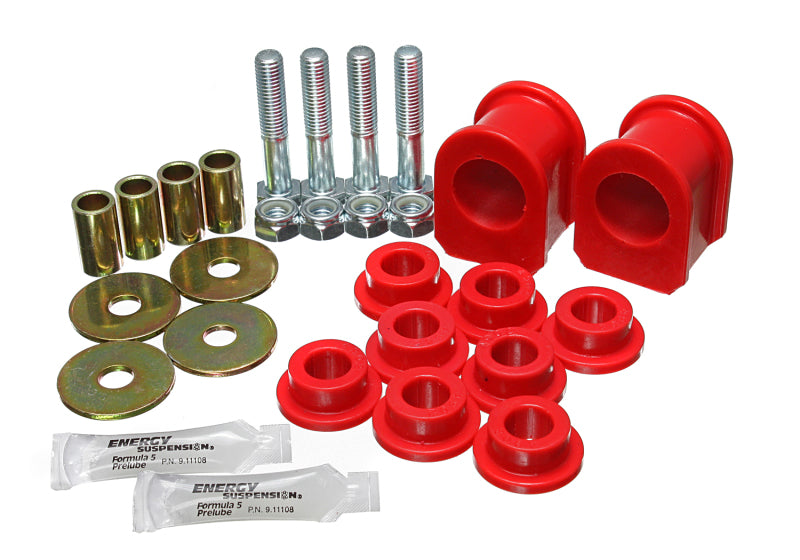 Energy Suspension 99-04 Ford F250 SD/350 4WD Red Front 1-1/4in Sway Bar Bushing Set Bushing Kits Energy Suspension