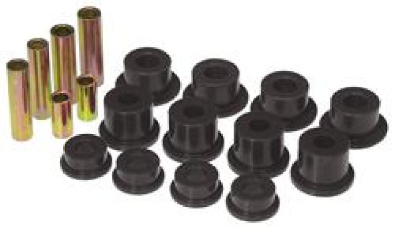 Prothane 92-97 Ford F450 2wd Front Leaf Spring Bushings - Black Bushing Kits Prothane